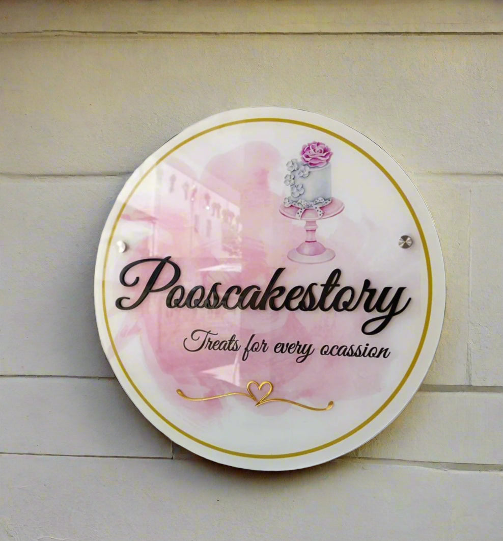 uv printed logo sign