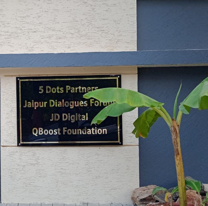 Black and Mirror Gold Acrylic  official Name Plate