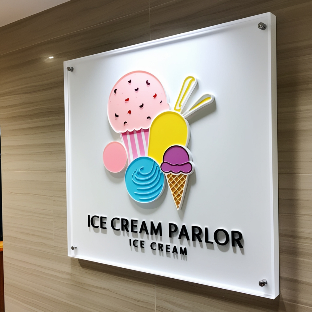 Ice cream logo