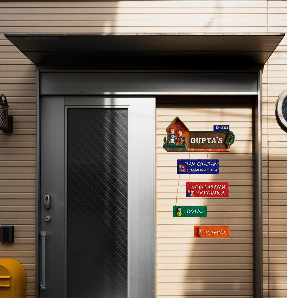 gupta paper machi name plate